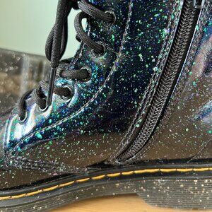 Dr. Martens JUNIOR 1460 COSMIC GLITTER LACE UP BOOTS